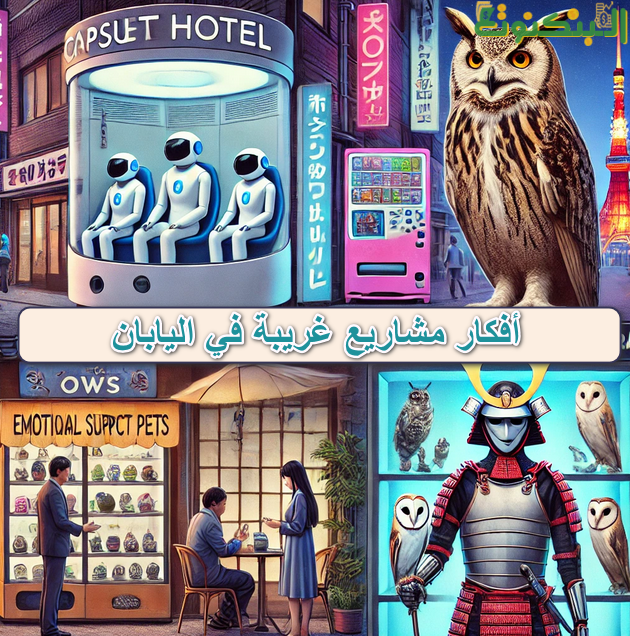 أفكار مشاريع غريبة في اليابان
