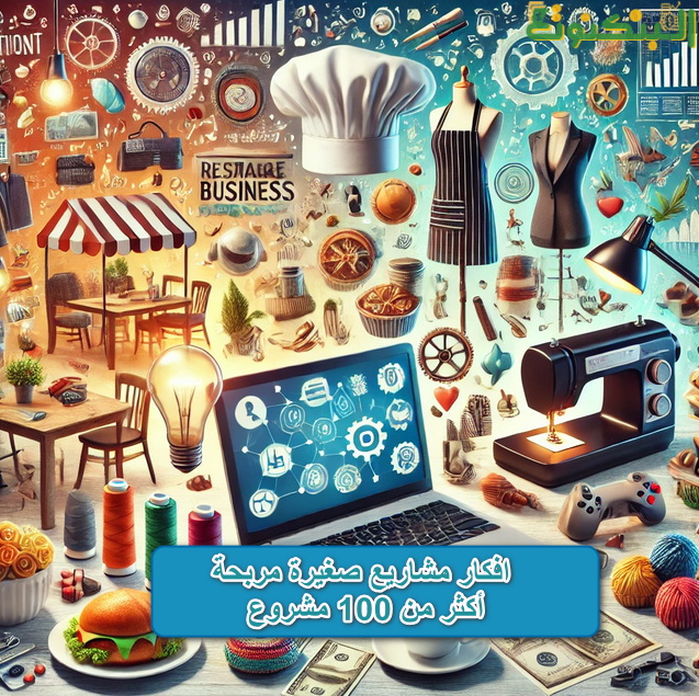 افكار مشاريع صغيرة مربحة أكثر من 100 مشروع