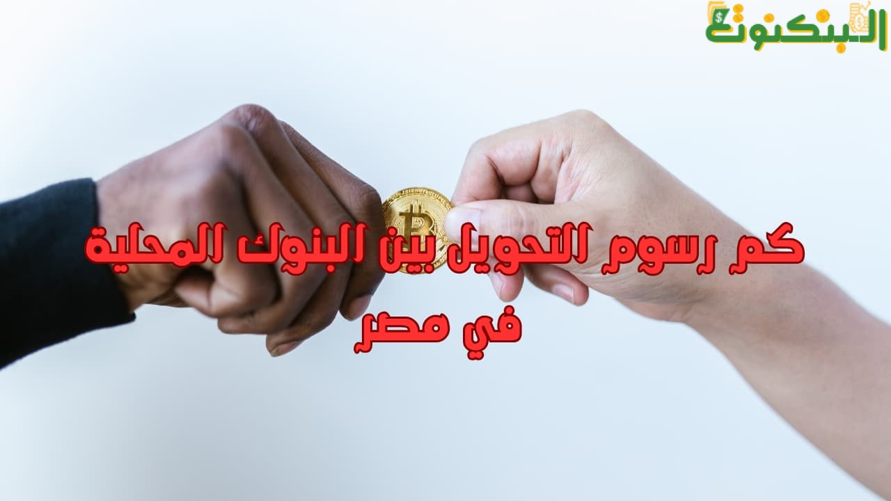 كم رسوم التحويل بين البنوك المحلية في مصر