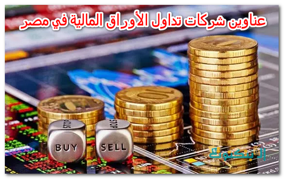 عناوين شركات تداول الأوراق المالية في مصر