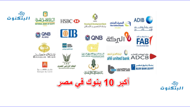 أكبر 10 بنوك في مصر