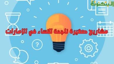 مشاريع صغيرة ناجحة للنساء في الإمارات